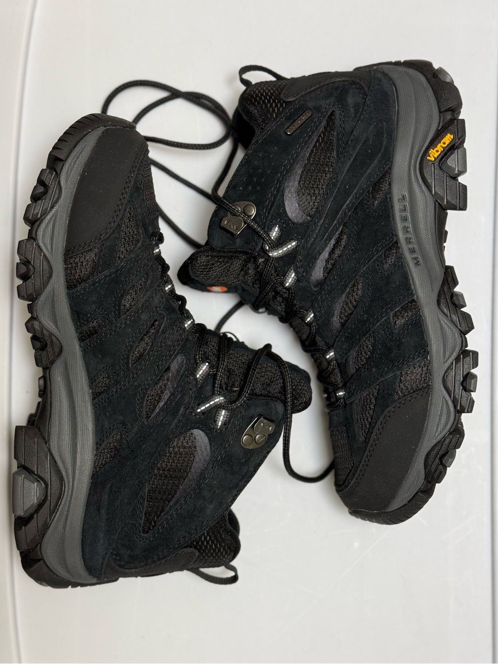 Merrell Moab 3 Mid Waterproof Men’s Black Size 8 Wide Hiking Boot -NWOB - Picture 5 of 6